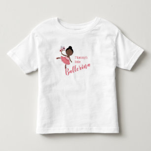 Mummy's Little Ballerina (Dark Hair & Skin) Toddler T-Shirt