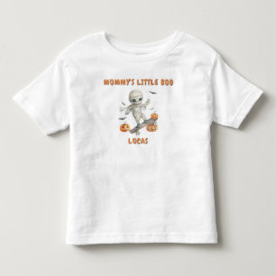 Mummy's LIttle Boo Mummy Skateboard T-Shirt
