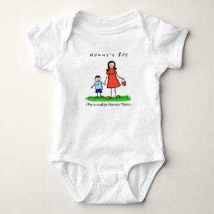 Mummy's Little Boy - Brunette Mother & Son Shirt