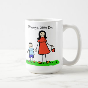 Mummy's Little Boy Family Characters Custom Mug