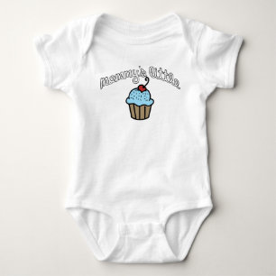 Mummy's Little Cupcake - Blue Baby Bodysuit