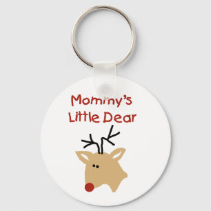 Mummy's Little Dear Tshirts and Gifts Key Ring