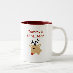 Mummy's Little Dear Tshirts and Gifts Two-Tone Coffee Mug