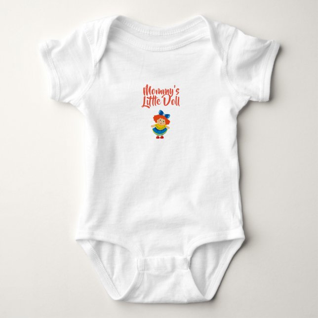 Mummy's Little Doll Baby Bodysuit (Front)