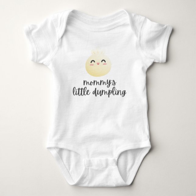 Mummy's little dumpling baby bodysuit (Front)