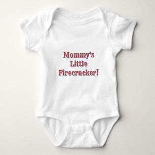Mummy's Little Firecracker! USA 250 Fireworks  Hoo Baby Bodysuit