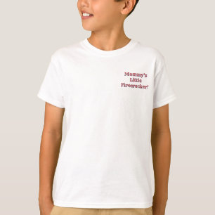 Mummy's Little Firecracker! USA 250 Fireworks Hoo T-Shirt
