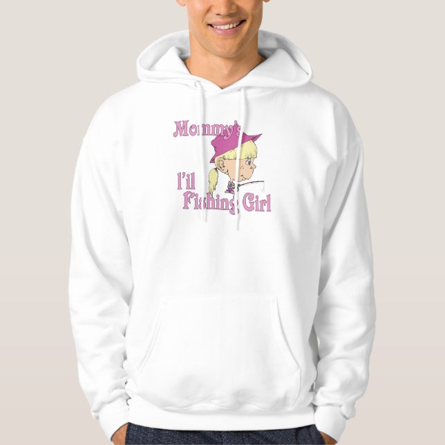 Mummy's Little Fishing Girl Hoodie (Front)