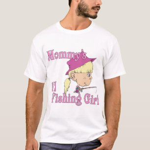 Mummy's Little Fishing Girl T-Shirt