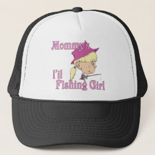 Mummy's Little Fishing Girl Trucker Hat