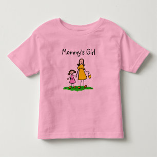 Mummy's Little Girl Family Characters Custom Shirt
