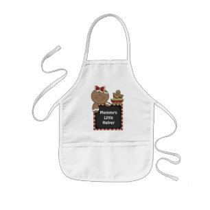 Mummy's Little Helper Gingerbread apron