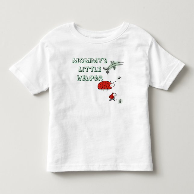 Mummy's little helper Lady bug cool custom shirt (Front)