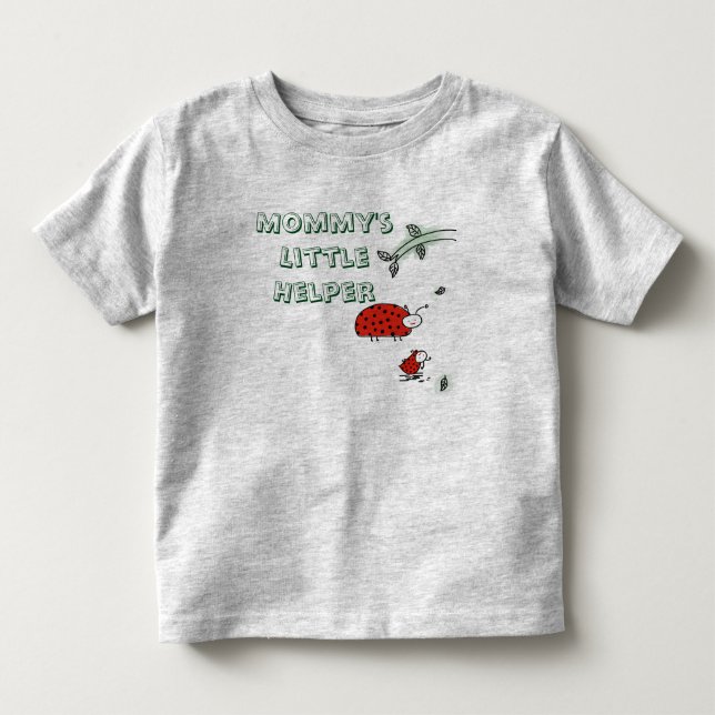 Mummy's little helper Lady bug cool custom shirt (Front)