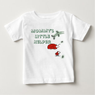 Mummy's little helper Lady bug cool hip custom Baby T-Shirt