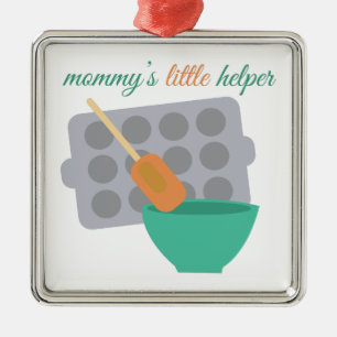 Mummy's Little Helper Metal Tree Decoration