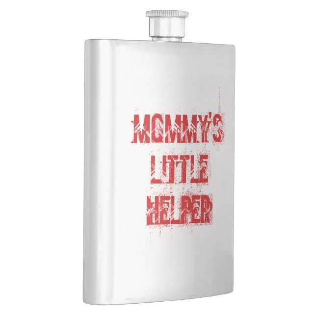 Mummy's Little Helper Mother's Day Flask (Right)