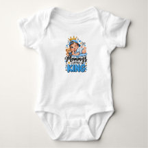 Mummy's Little King Cute Baby Boy Crown Teddy Bear