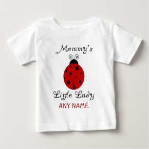 Mummy's Little Lady!  Ladybug Design Baby T-Shirt