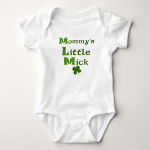 Mummy's Little Mick Funny Irish Baby Shirt