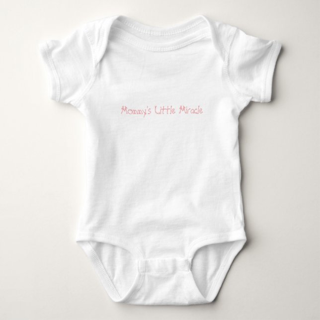 Mummy's Little Miracle Baby Bodysuit (Front)