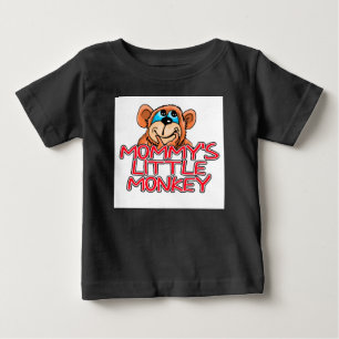 Mummy's Little Monkey Baby T-Shirt
