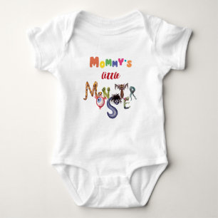 Mummy's little monster baby bodysuit