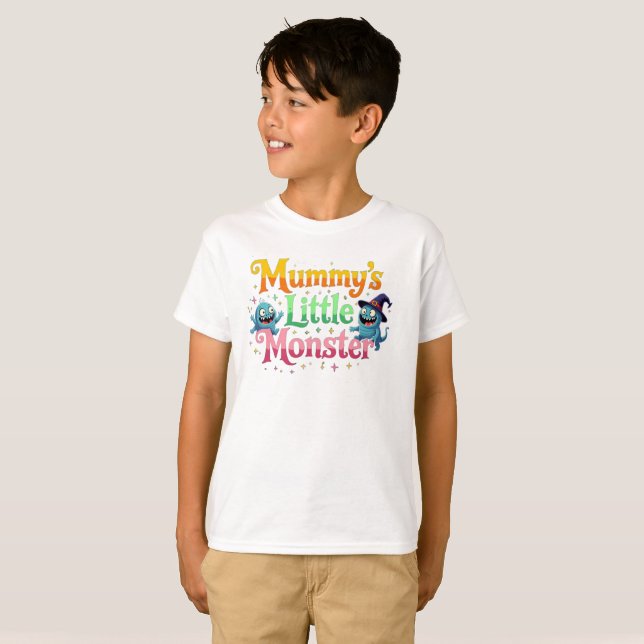 Mummy's Little Monster T-Shirt (Front Full)
