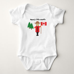 Mummy's Little Mountie   Baby Bodysuit