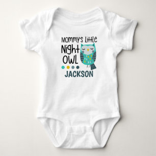 Mummy's Little Night Owl Baby Bodysuit