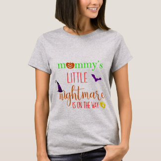 Mummy's Little Nightmare Halloween Pregnancy Shirt