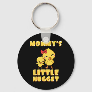 Mummy's Little Nugget Chicken Lover Mama Mother's Key Ring