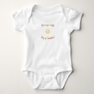 Mummy's Little Ray of Sunshine Gift  Baby Bodysuit