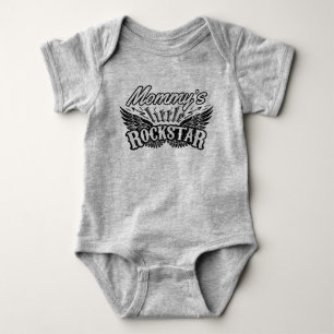 Mummy's Little Rockstar Baby Bodysuit