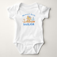 Mummy's little sailor nautical marine baby tiger