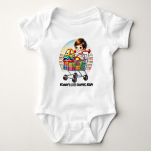 Mummy's little shopping body customisable baby bodysuit