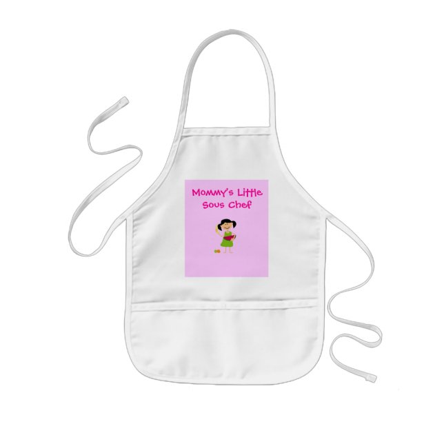 Mummy's Little Sous Chef Kids Apron (Front)