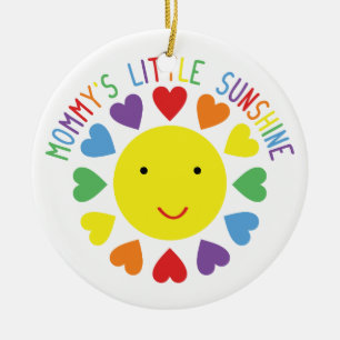 Mummy's Little Sunshine Ceramic Tree Decoration