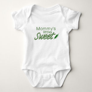 Mummy's little sweet pea baby bodysuit