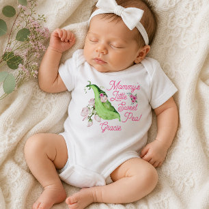 Mummy's Little Sweet Pea Baby Bodysuit