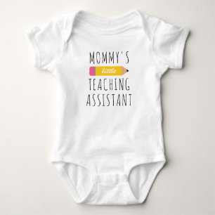 Mummy's Little Teaching Assistant Teacher Mum Baby Bodysuit
