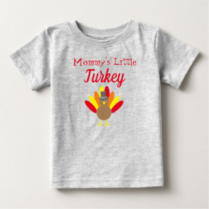 Mummy's Little Turkey Baby T-Shirt