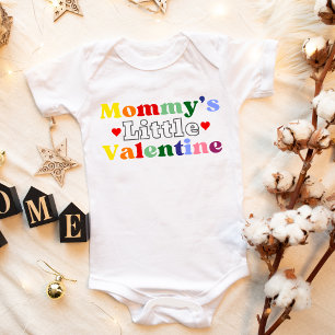 Mummy's Little Valentine Anti Valentine's Gift Baby Bodysuit