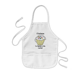Mummy's Little Yellow 🧁 Cupcake Kids Apron