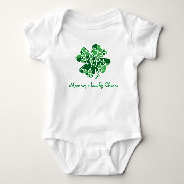 "Mummy's Lucky Charm" Infant Creeper (Front)