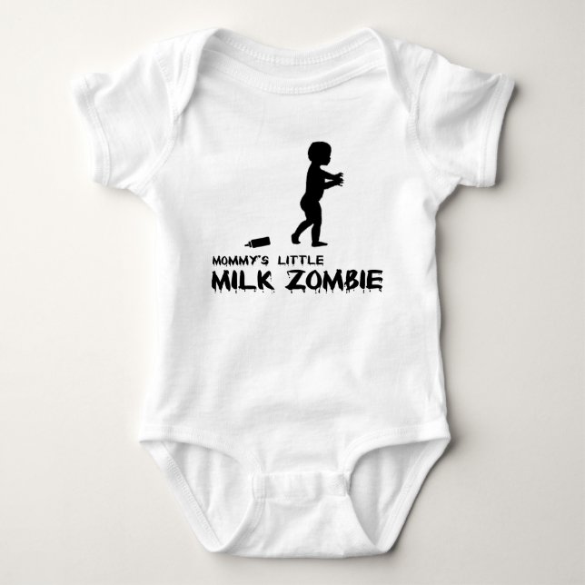 Mummy's Milk Zombie Baby Bodysuit (Front)