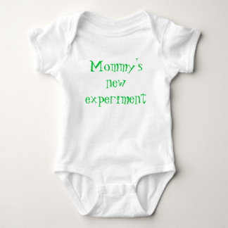 Mummy's new experiment baby bodysuit