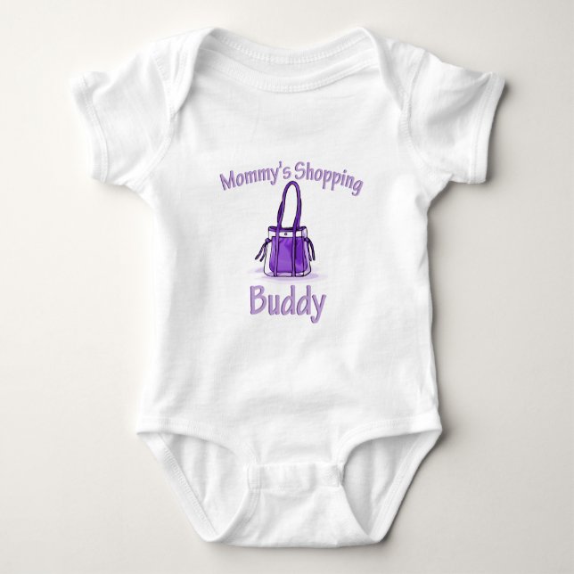Mummy's Shopping Buddy Baby Bodysuit (Front)