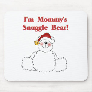 Mummy's Snuggle Bear T-shirts and Gifts Mouse Mat