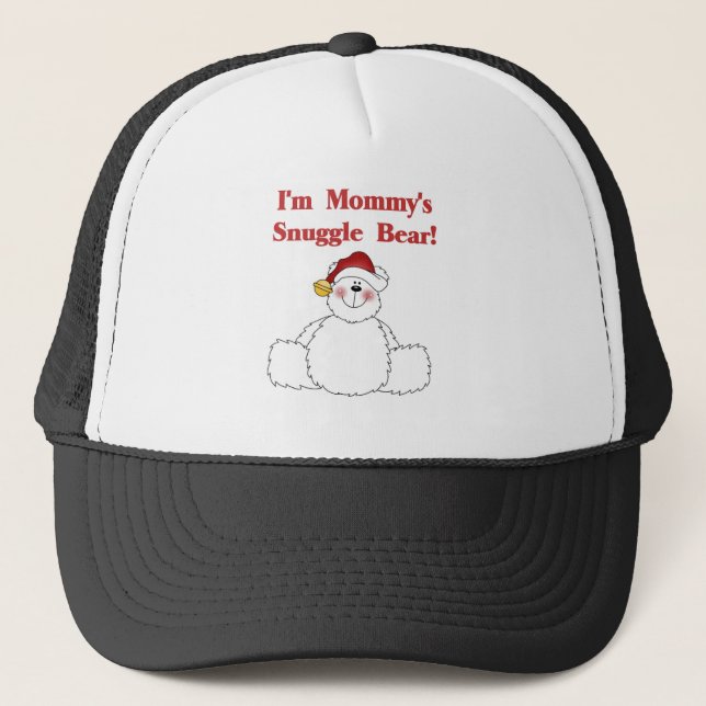Mummy's Snuggle Bear T-shirts and Gifts Trucker Hat (Front)